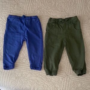 Baby Blue and Green Bottoms